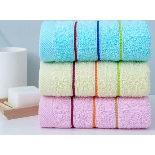 Manufacturers Direct Selling Thick Pure Cotton Towel Soft Absorbent Adult Home Daily Use Face Wiping Towel Gift Customization Lo