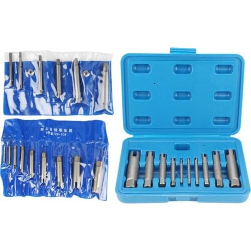 Stripped Screw Tap Tap Extractor Set Steel Broken Head Taps Remover Stripped Screw Tap Extractor Set repair Hand Tools