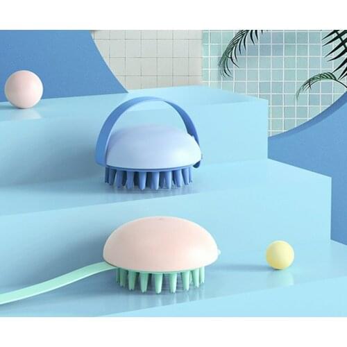 Pet Brush Silicone Brush Grooming Brush Massage Bath Brush Pet Scrubber Comb Bathing Tool Pet Shampoo Brush