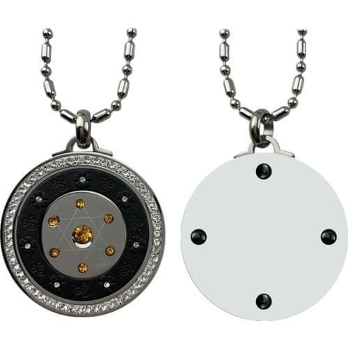 Special Design Bio Scalar Quantum Pendant Necklace Volcanic Stone EMF Protection