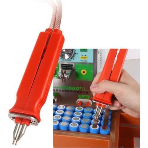 SUNKKO 709A 719A HB-70B Adjustable Universal Welding Pen for Lithium 18650 Battery Spot Welder + 5Pair Small Welding Pin