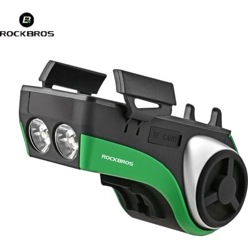 5 in 1 Waterproof Bicycle Computer Phone Holder Bluetooth Audio Player 4400mAh Power Bank Bell Light Cycling Accessories RK0044