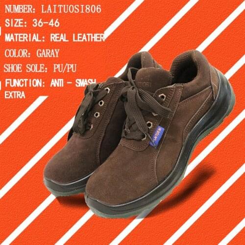 Letos 806 safety shoes Low Price Labor Insurance Insulation Anti-Static Anti-Smashing Anti-Piercing Safety Shoes Leather