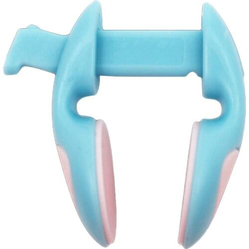 1 Box Nose Clip Adults Unisex Swimming Nose Device Nose Protection Silicone Pool Accessories for Diving Swimming (Blue)