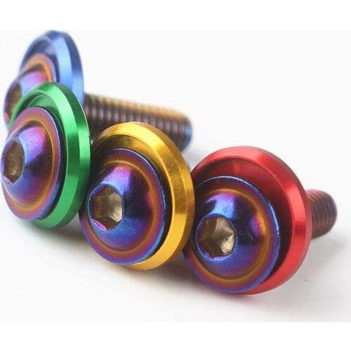 1pcs Motorcycle Fender Fixing Screw with Gasket M6 Universal Good for Ornament