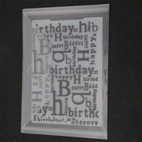 10Pcs/Set 18*13cm Large Stamp And Die Storage Pockets Organizer Pocket with PVC Clear Sleeves Die Case Refill Kit Scrapbook