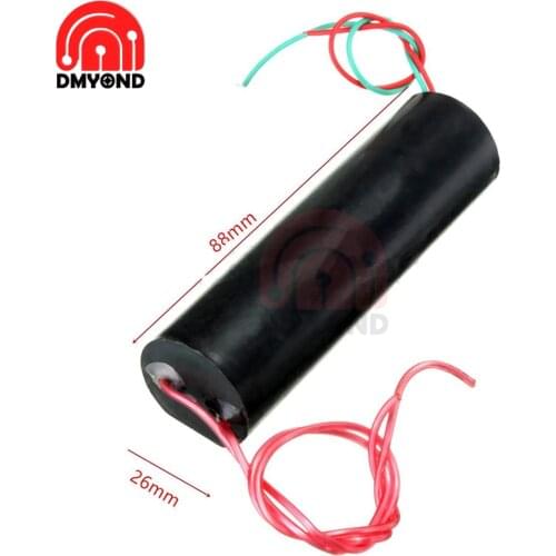 1000KV High Voltage Generator DC 800KV-1000KV 88x26mm High Voltage Inverter Ignition Coil Pulse Power Module Igniter DC 3.7-7.4V