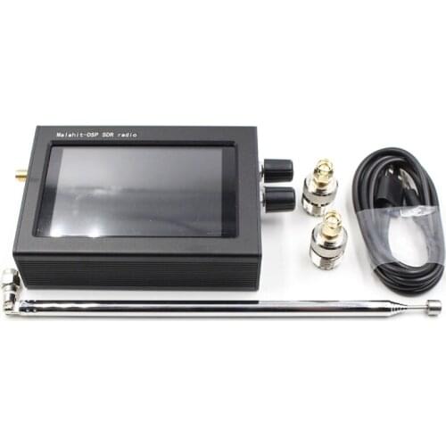 50K-200MHz 400-2GHz SDR Malachite Receiver 3.5 Inch IPS Touching Screen Software Radio SDR Receiver DSP Noise Reduction