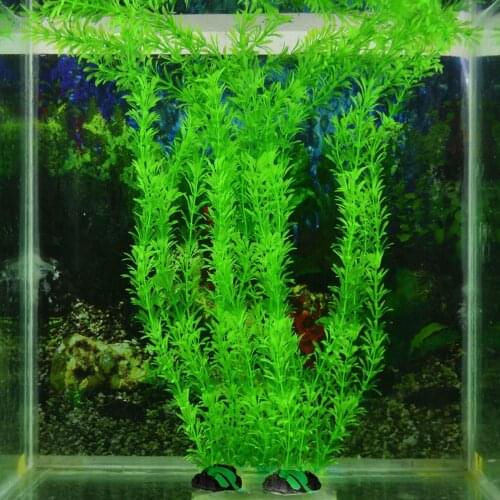 1pc Artificial Plastic Water Plant Grass Aquarium Decorations Plants Fish Tank Grass Flower Ornament Decor Aquatic Accessories
