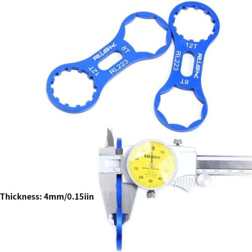 RISK Aluminum Bicycle Front Fork Repair Tool For SR Suntour XCR/XCT/XCM/RST MTB Bike Front Fork Cap Wrench Disassembly Tools