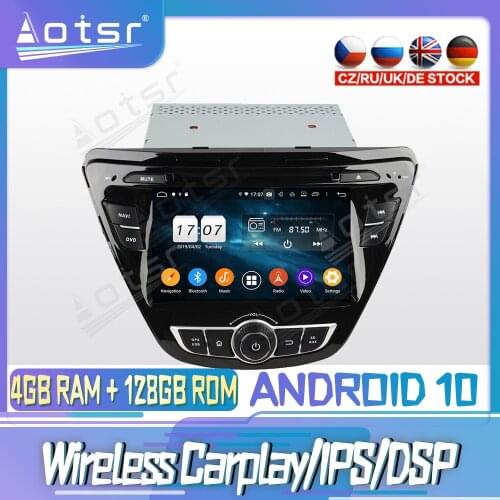 Android 10 PX6 128G For Hyundai Elantra 2014 - 2015 DVD GPS Navigation Auto Radio Stereo Video Multimedia Player HeadUnit 2din
