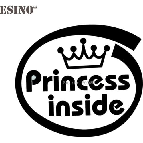 Car Styling New Fashion Style Decoration Car Accessory Princess Inside Creative Reflective Stickers Car Whole Body Decal