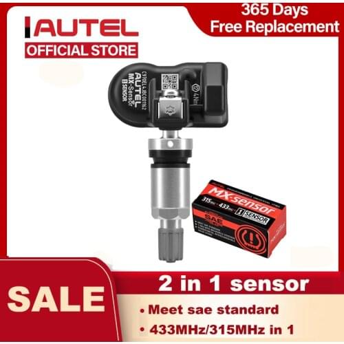 AUTEL MX Sensor 433 315 TPMS Mx-Sensor Scan Tire Repair Tools Automotive Accessory Tyre Pressure Monitor MaxiTPMS Pad Programmer