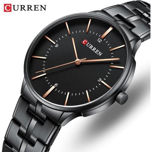 CURREN Relogio Mens Watches Fashion Blue Men Watch Top Luxury Brand Waterproof Quartz Analog Wrist Watch Men Reloj Hombre