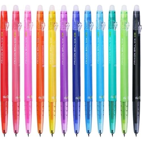 1pcs Japan Pilot 0.38mm LFBS-18UF FRIXION BALL Slim colorful Gel Ink Pen Erasable Ball Point Pen 16 Colors Available