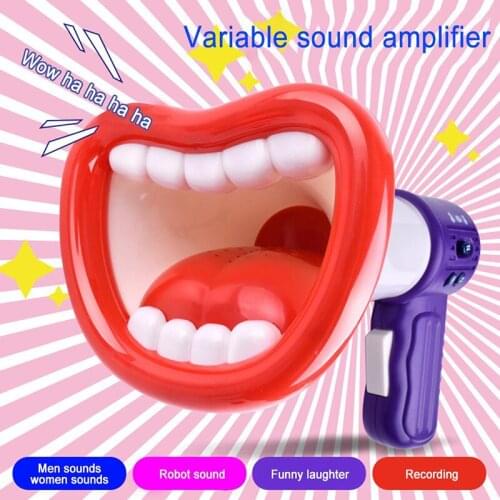 Creative Small Funny Voice Changer Modifiers Speaker Joke Toy Party Favors Novelty Kids Gifts Toy For Kid