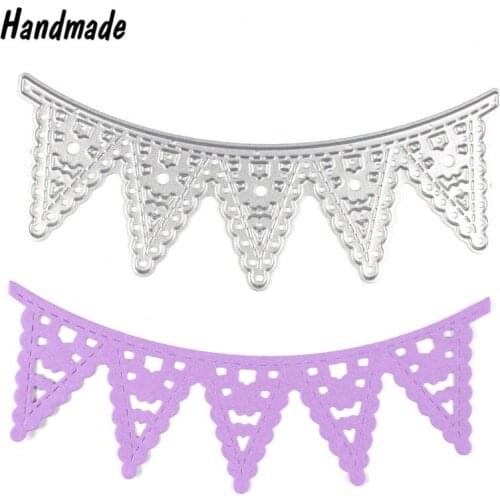 Metal Triangles Lace Design Cutting Dies Stencils Template for Scrapbooking Album Decorative Embossing DIY Paper Cards