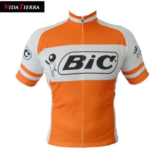 VIDA TIERRA 2019 men orange bycicle Clothing Bike Wear pro team cool equipaciones ciclismo hombre 2019 verano Breathable