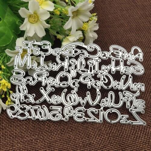 Letter Metal Cutting Dies Stencils For DIY Scrapbooking Decorative Embossing Handcraft Die Cutting Template