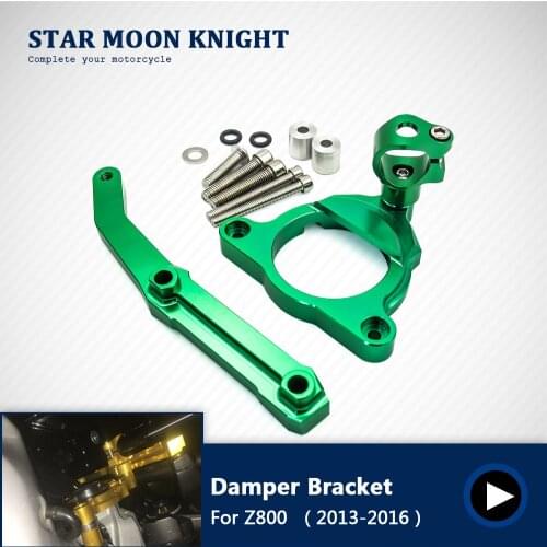 Stabilizer Steering Damper Mount Kit For Kawasaki Z800 Z 800 2013 2014 2015 2016 Motorcycle Damper Bracket Support Kit