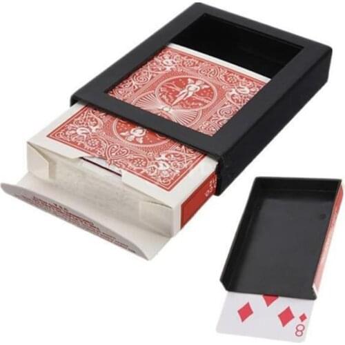 Creative Deck Vanish Disappearing Vanishing Poker Card Close Trick Box Tool