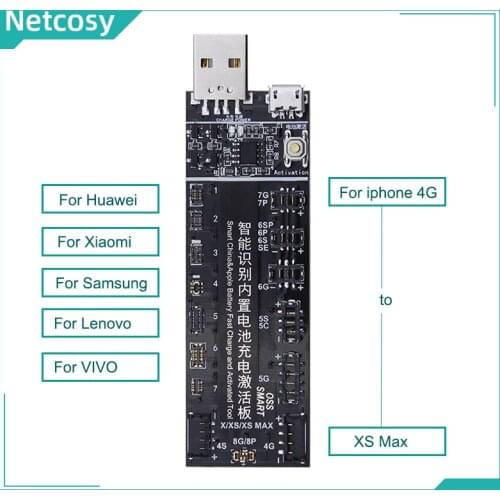 All in one Smart Battery Fast Charger and Activated Tool For iphone 4G 4S 5G 5S 6G 6S 6P 6SP 7G 7P 8G 8P X XS MAX/ For Huawei