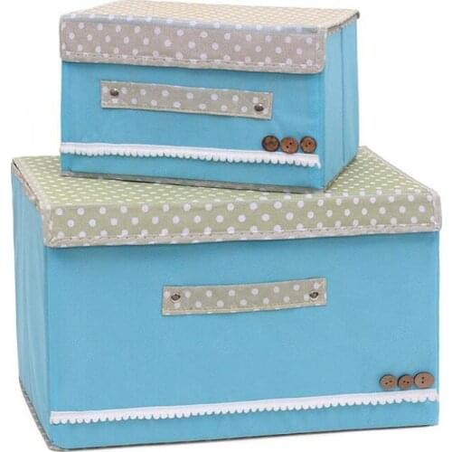 Storage Box Bag Non-Woven Fabric Folding Case For Bra Socks Underwear Hats Groceries Organizer for Clothes Storage Boxes S117A