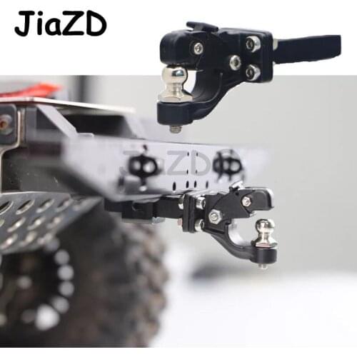 1PCS Simulation Climbing Car Metal Hitch Trailer Reciver Hook for 1:10 SCX10 90046 90047 Traxxas TRX4 RC Crawler Car