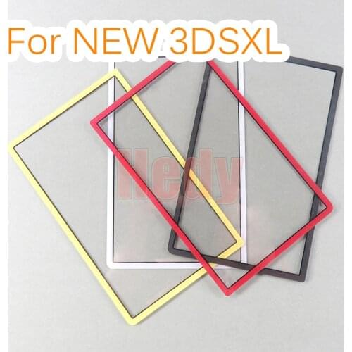 1pcs Replacement Top Surface Plastic for NEW 3DS LL XL for NEW 3dsxl 2015 Plastic Screen Outer Lens Cover