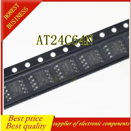 100PCS/LOT 24C64 SOP-8 AT24C64N AT24C64 AT24C64AN AT24C64BN memory IC