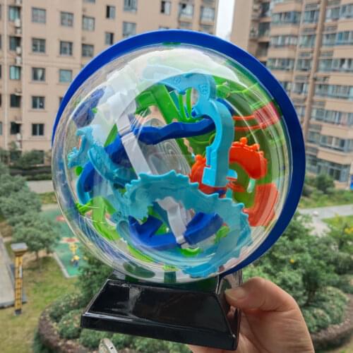 3d maze ball challenge 110/158/167 steps IQ Balance Perplexus Magnetic Ball Marble Puzzle Game for Kid and Adult Rolling Toys
