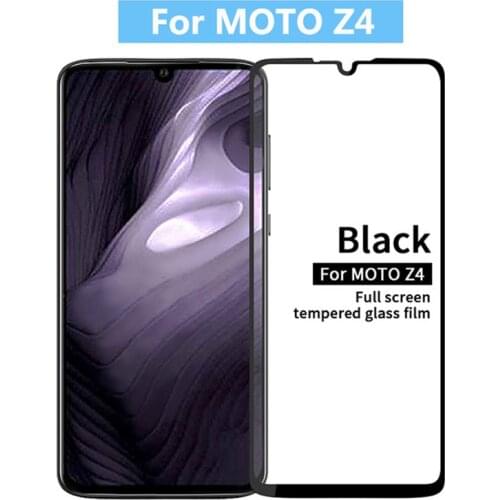 3D Tempered Glass For Motorola Moto Z4 Full Cover 9H Protective film Screen Protector For Motorola Moto Z4 Play