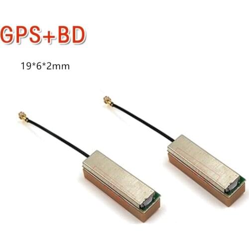 1PCS GPS+BD active ceramic antenna IPEX/IPEX 4gen interface 19*6*2mm size for L80 SIM68D LC86L navigation positioning built-in