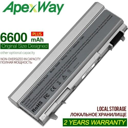 ApexWay 11.1V 6600mAh 9 cells Battery For Dell Latitude E6410 E6510 M2400 M4400 M4500 1M215 C719R W0X4F