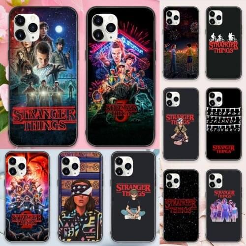 Stranger Things tv show Phone Case for iPhone 11 12 pro XS MAX 8 7 6 6S Plus X 5S SE 2020 XR Luxury brand shell funda coque