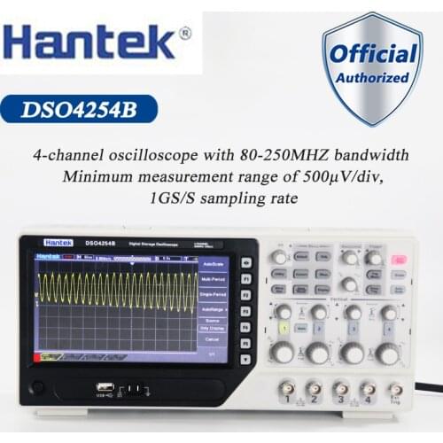 Hantek DSO4254B Digital Oscilloscopes USB 250MHz 4 Channels 1GS/s PC Handheld Portable Osciloscopio Portatil Diagnostic-tool