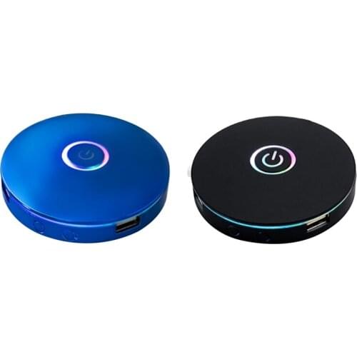 Computer Switch RGB Lighting Effect External Host Power Switch Button,Suitable for Internet Cafes,Homes,Offices