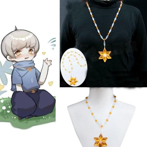 Sky Children of Light Cosplay Little Boy Cosplay Necklace Pendant Headwear Hair Clip Hairpin Halloween Costume Prop Hair Pin
