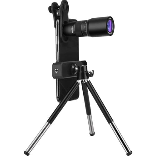 Phone Camera Lens, Phone Telephoto Camera Lens,18X Telephoto with Tripod & Remote Shutter for iPhone,Samsung Smartphone