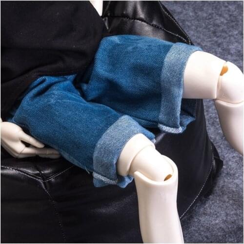 BJD Doll Clothing fits with the 1/31/4Uncle Fashionable Denim Shorts 5 Point Pants Summer Dress New Pale Blue Black Brown Blue