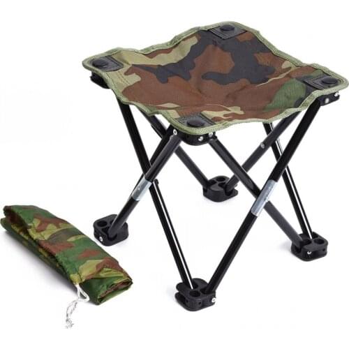 Portable Lightweight Folding Camping Chair Seat For Outdoor Fishing Hiking Leisure Picnic Beach Chair BBQ Folding Stool