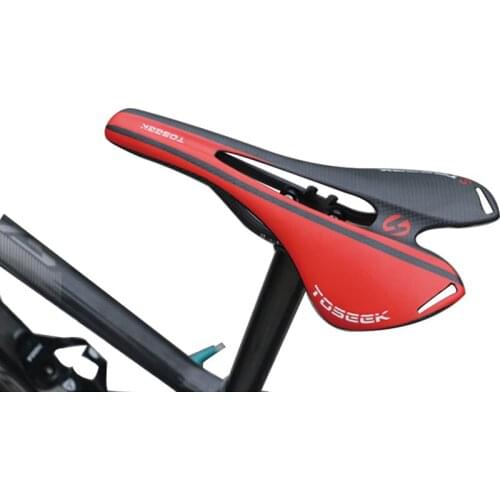 Mountain Bike Saddle New 3K Full Carbon Fiber Road Bike Bicycle Seat T800 Carbon Fiber Seat Cushion Road Bike Seat