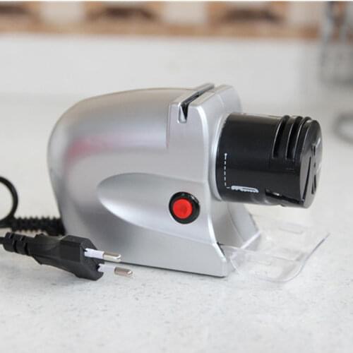 Speedy Electric Knife Sharpener Automatic Sharp Motorized Grindstone Sharpening Tool Professional Knives Sharpening WJ724