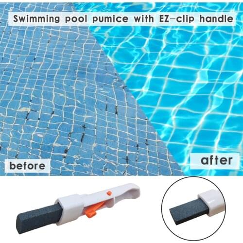 Heavy-duty Handle Cleaning Stone Pumice Pool Cleaning Head Swimming Pool Toilet Floor Cleaning Tool Accessories #P2