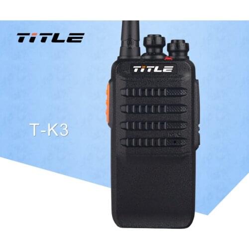 TiTle Walkie Talkies