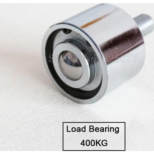 1PCS Heavy duty precision type universal ball/caster/wheel, load bear 400kg, use downward ball with bearing/M24 screw JF1513