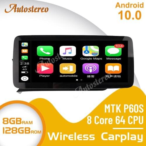 12.3" 1920 720 Android 10 128 For MERCEDES BENZ C W204 C180 C200 C260 C63 AMG 2011-2014 Car GPS Navigation AutoStereo Multimedia
