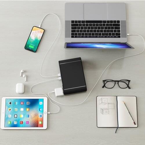 2021 Hot Selling in US Portable Power Bank AC DC 30000mAh USB Power Station for Travel Laptop
