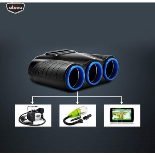 3 in 1 Cigarette Lighter Adapter 3 USB 3.1A 12V 24V Car Charger Universal Fast Charge USB Charger Car USB Power Adapter