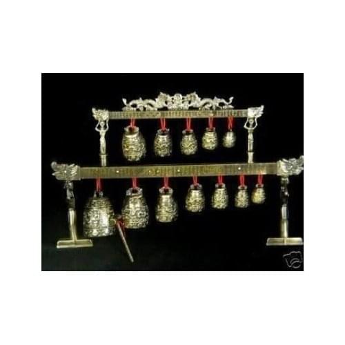 Free Shipping Periodic publication Bell bronze dragon Feng Shui